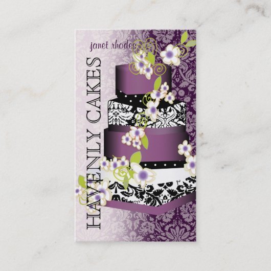 PixDezines Cake/Bakkerij/Pâtisserie Visitekaartje (Voorkant)