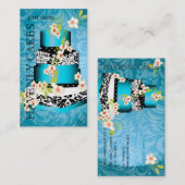 PixDezines Cake/Bakkerij/Pâtisserie Visitekaartje (Voorkant / Achterkant)