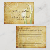 PixDezines Calla Lilies Advice Kaarten (Voorkant / Achterkant)