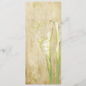 PixDezines Calla lilies, Menu (Voorkant)