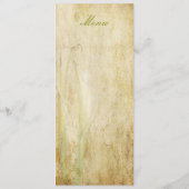 PixDezines  Calla lilies, Menu (Achterkant)