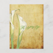PixDezines Calla Lily Uitnodiging Briefkaart (Voorkant)