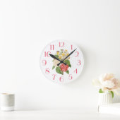 PixDezines  Camelia/Daffodils/DIY Font Ronde Klok (Huis)