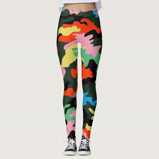 PixDezines Camo, Flashy Leggings (Voorkant)