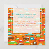 PixDezines cars+trucks/verjaardag/DIY-kleur Kaart (Achterkant)