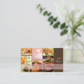 PixDezines CATERING Visitekaartje (Staand voorkant)