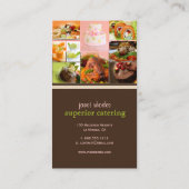 PixDezines CATERING Visitekaartje (Achterkant)