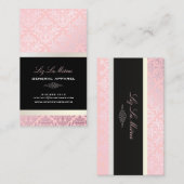 PixDezines Céline Damask/DIY achtergrond Visitekaartje (Voorkant / Achterkant)