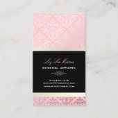 PixDezines Céline Damask/DIY achtergrond Visitekaartje (Voorkant)