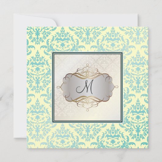 PixDezines Céline Damask, Pearl Kaart (Voorkant)