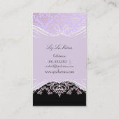 PixDezines Céline Damask Visitekaartje (Achterkant)