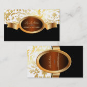 PixDezines Céline Damask Visitekaartje (Voorkant / Achterkant)