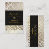 PixDezines Céline Damask Visitekaartje (Voorkant / Achterkant)