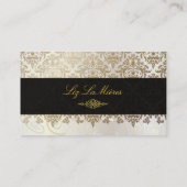 PixDezines Céline Damask Visitekaartje (Achterkant)