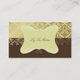 PixDezines Céline Damask Visitekaartje