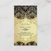 PixDezines Céline Damask Visitekaartje (Achterkant)