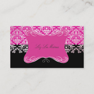 PixDezines Céline Damask Visitekaartje