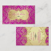 PixDezines Céline Damask Visitekaartje (Voorkant / Achterkant)