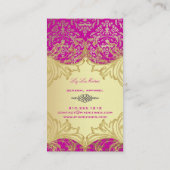 PixDezines Céline Damask Visitekaartje (Achterkant)