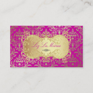 PixDezines Céline Damask Visitekaartje