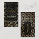 PixDezines Céline Damask Visitekaartje (Voorkant / Achterkant)