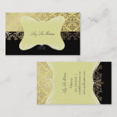 PixDezines Céline Damask Visitekaartje (Voorkant / Achterkant)