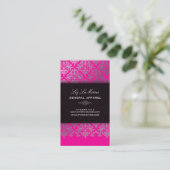 PixDezines Céline Damask Visitekaartje (Staand voorkant)