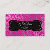 PixDezines Céline Damask Visitekaartje (Achterkant)