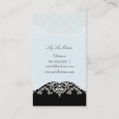 PixDezines Céline Damask Visitekaartje (Achterkant)