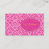 PixDezines Céline Damask Visitekaartje (Achterkant)