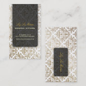 PixDezines Céline Damask Visitekaartje (Voorkant / Achterkant)