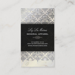 PixDezines Céline Damask Visitekaartje