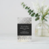 PixDezines Céline Damask Visitekaartje (Staand voorkant)