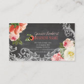 PixDezines Chalkboard+ volken Visitekaartje (Achterkant)