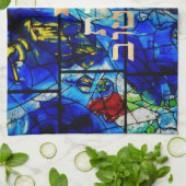 PixDezines Challah-Hoesje/Shabbat-diner Theedoek (Gevouwen)