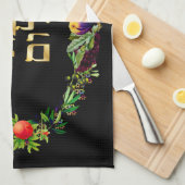 PixDezines Challah-Hoesje/Shabbat-diner Theedoek (Quarter Fold)