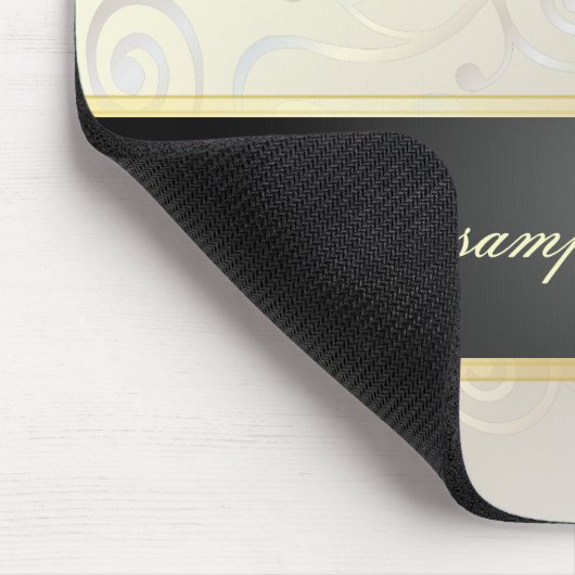 PixDezines Chandelier cupcakes zwammen/parelwit Muismat (Hoek)