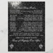 PixDezines chandelier/desiree damask/programme Programmakaart (Voorkant)