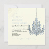 PixDezines Chandelier/DIY achtergrondkleur! Kaart (Achterkant)