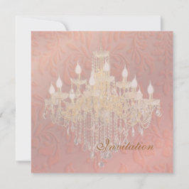 PixDezines Chandelier Pink Champagne Baroque Damas Kaart
