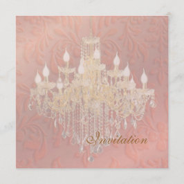 PixDezines Chandelier Pink Champagne Baroque Damas Kaart