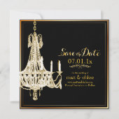 PixDezines chandelier/save date/diy background Save The Date (Voorkant)