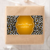 PixDezines cheetah / DIY achtergrond kleur! Etiket (Insitu)