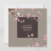 PixDezines Cherry Blossom/diy achtergrondkleur Kaart (Voorkant)