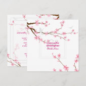 PixDezines Cherry Blossom/diy background Kaart (Voorkant / Achterkant)