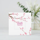 PixDezines Cherry Blossom/diy background Kaart (Staand voorkant)