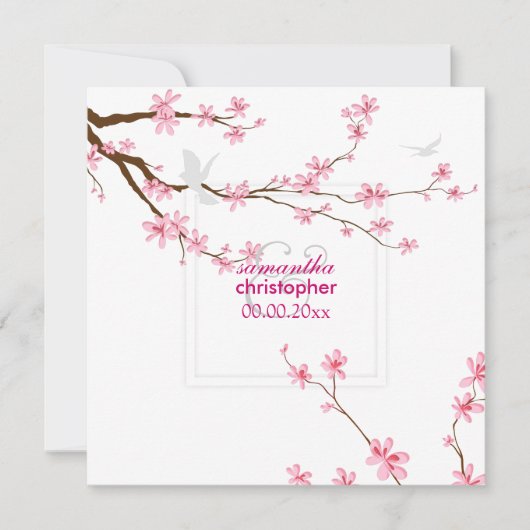 PixDezines Cherry Blossom/diy background Kaart (Voorkant)