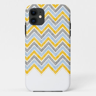 PixDezines Chevron Blue+Yellow Case-Mate iPhone Case