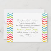 PixDezines chevron/brit milah/foto lijst+sterren Kaart (Achterkant)