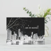 PixDezines Chicago Lakeshore/bewegende aankondigin Aankondiging (Staand voorkant)